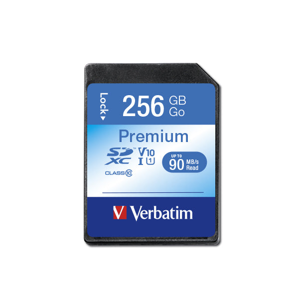 Cartão de Memória Verbatim Cartão SD XC 256GB / 44026 azul
